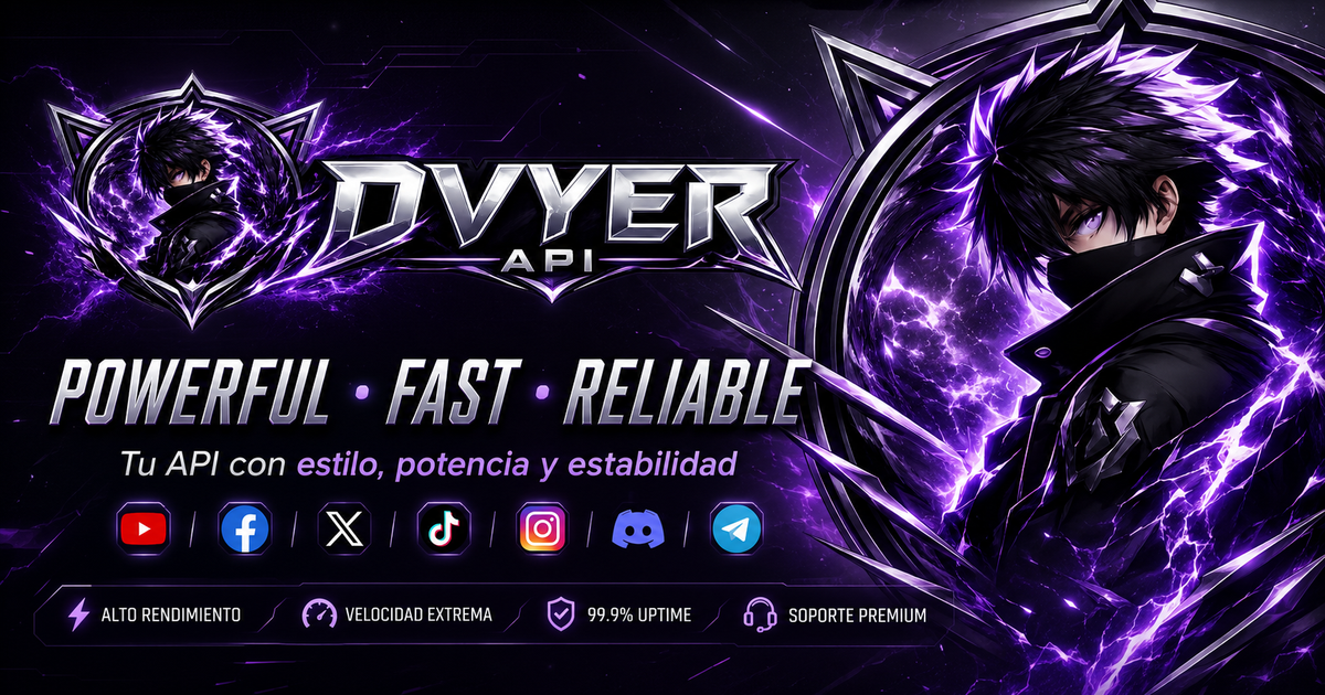 DVYER API, plataforma potente, rápida y confiable